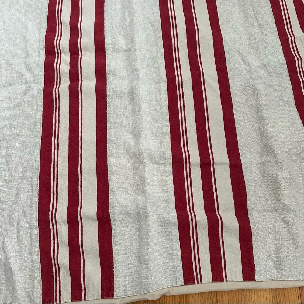 Pottery Barn Stripe Red And Cream 50